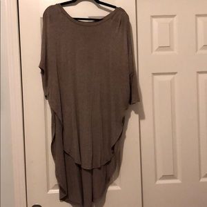 Anthropologie Delta Split Tunic Top